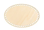 Baza dno koszyka / owal 1 / 16x24 cm / otwory 10 mm
