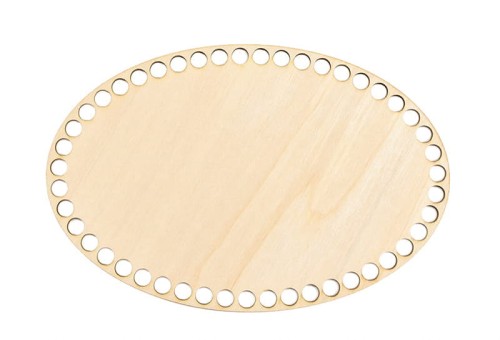 Baza dno koszyka / owal / 16x24 cm / otwory 10 mm