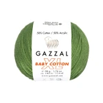 Włóczka Gazzal Baby Cotton XL 3449 / paproć