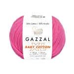 Włóczka Gazzal Baby Cotton XL 3461 / ultra ciemny róż