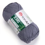 Włóczka YarnArt Jeans Bamboo 128 / ciemny szary
