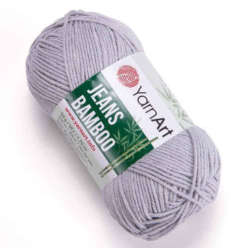 Włóczka YarnArt Jeans Bamboo 127 / szary