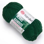 Włóczka YarnArt Jeans Bamboo 139 / butelkowa zieleń