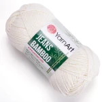 Włóczka YarnArt Jeans Bamboo 102 / ecru