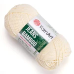 Włóczka YarnArt Jeans Bamboo 103 / wanilia