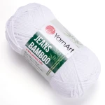 Włóczka YarnArt Jeans Bamboo 101 / biel