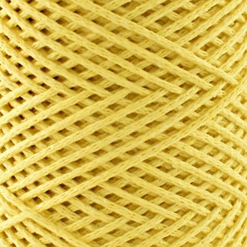 Sznurek Macrame Cotton by KOKONKI 2mm / rolka 200m / cytryna (wiązany)