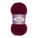 Włóczka Alize Cotton Gold 057 / wino / 100g
