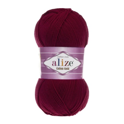 Włóczka Alize Cotton Gold 057 / wino