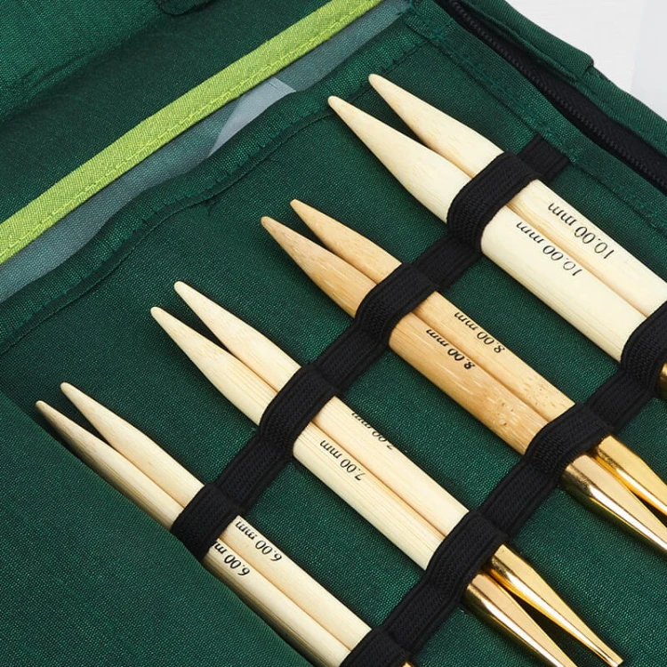 Zestaw drutów wymiennych KnitPro Bamboo Deluxe / 22542