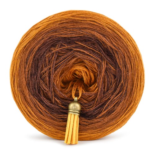 KOKONEK Merino Vest V01 - Miodowy/toffi/miedź melanż/toffi/miodowy