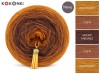KOKONEK Merino Vest V01 - Miodowy/toffi/miedź melanż/toffi/miodowy