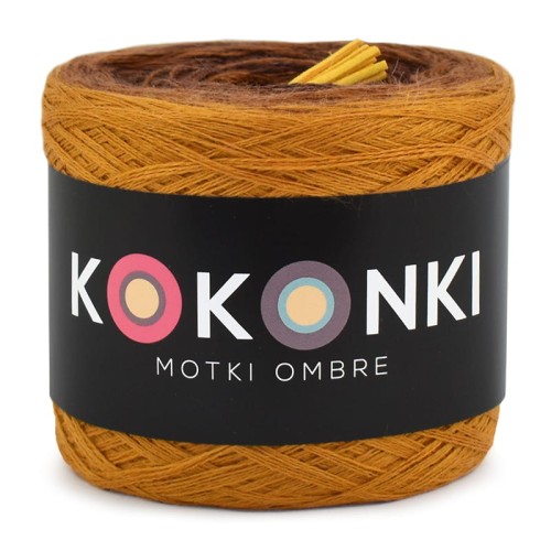 KOKONEK Merino Vest V01 - Miodowy/toffi/miedź melanż/toffi/miodowy