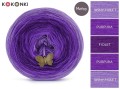 KOKONEK Merino Vest V02 - Jasny fiolet/purpura/fiolet/purpura/jasny fiolet