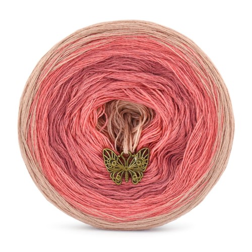 KOKONEK Merino Vest V05 - Zgaszona morela/jasna malwa/malwa/jasna malwa/zgaszona morela