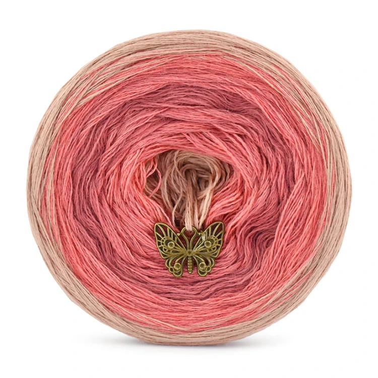 KOKONEK Merino Vest V05 - Zgaszona morela/jasna malwa/malwa/jasna malwa/zgaszona morela