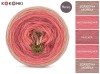 KOKONEK Merino Vest V05 - Zgaszona morela/jasna malwa/malwa/jasna malwa/zgaszona morela