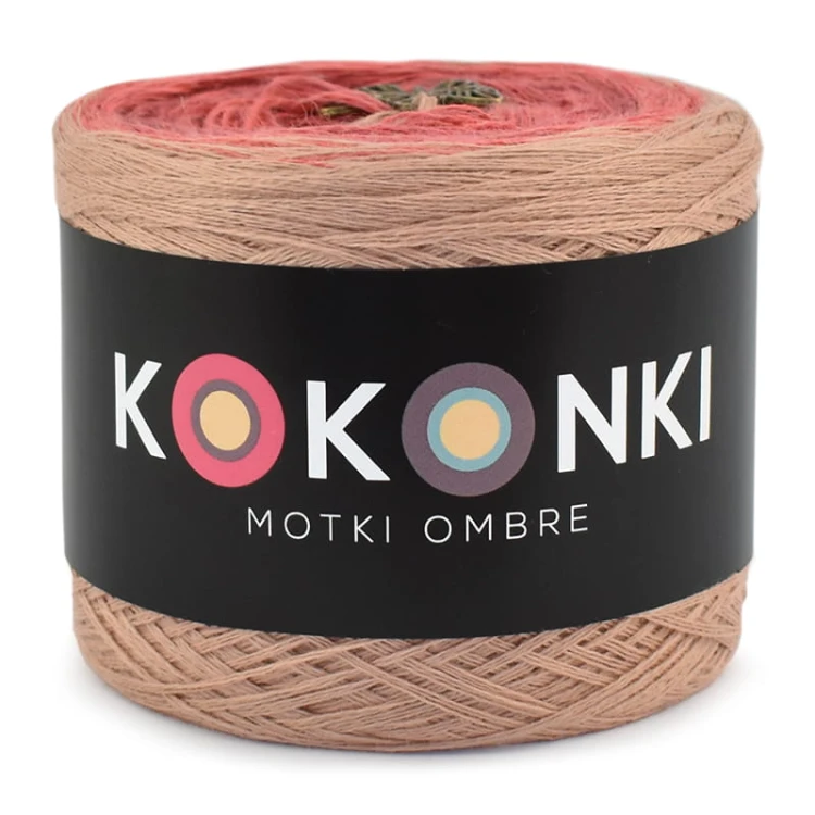 KOKONEK Merino Vest V05 - Zgaszona morela/jasna malwa/malwa/jasna malwa/zgaszona morela