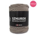 PREMIUM sznurek bawełniany by KOKONKI 5mm / rolka 100m / cappuccino