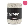 PREMIUM sznurek bawełniany by KOKONKI 5mm / rolka 100m / jasny beż