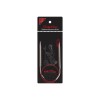 Druty z żyłką ChiaoGoo RED - metalowe / 40 cm