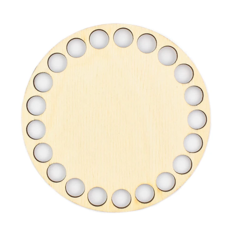 Baza dno koszyka / koło / średnica 12 cm / otwory 10 mm