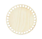 Baza dno koszyka / koło / średnica 15 cm / otwory 10 mm