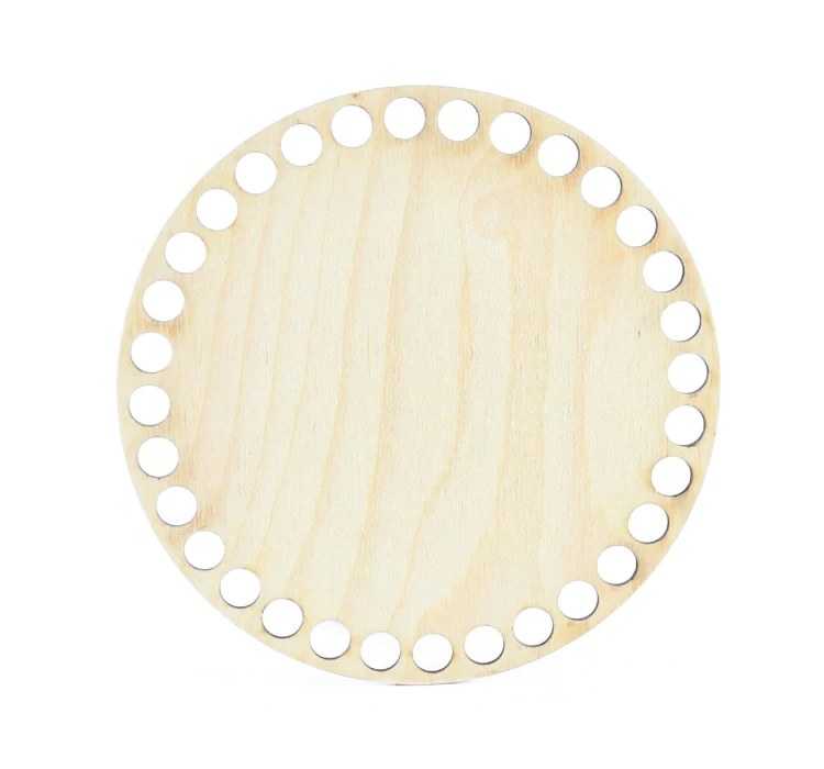 Baza dno koszyka / koło / średnica 15 cm / otwory 10 mm