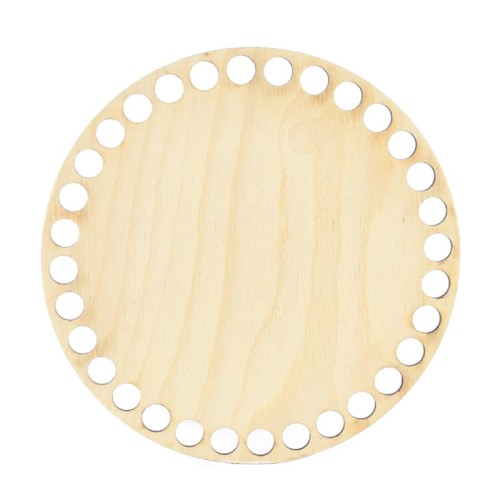 Baza dno koszyka / koło / średnica 17 cm / otwory 7 mm