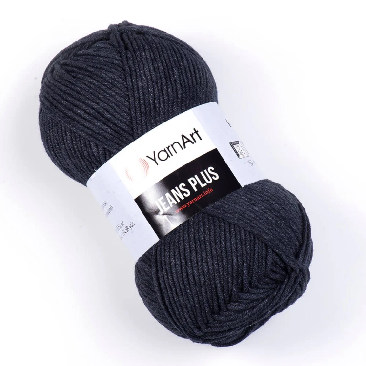 Włóczka YarnArt Jeans Plus 70 28 węgiel drzewny