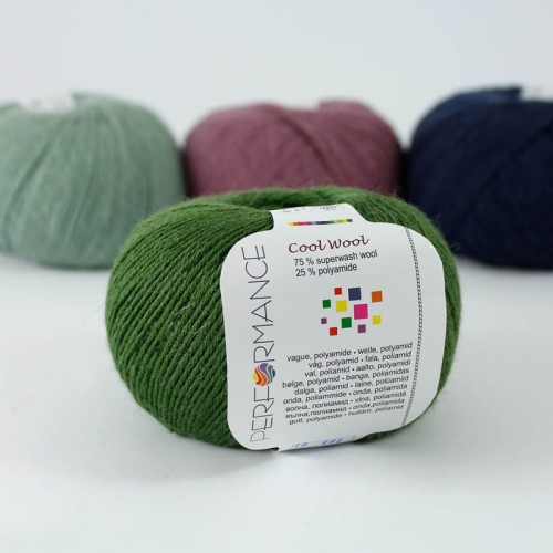 Włóczka Performance Cool Wool 163 / paproć