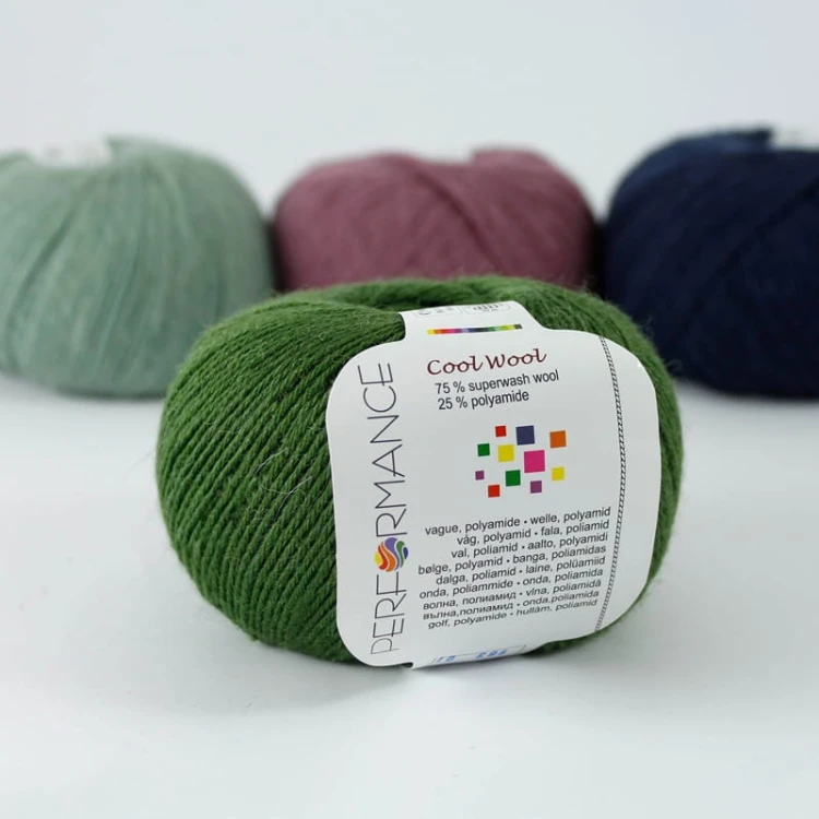 Włóczka Performance Cool Wool 163 / paproć