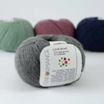 Włóczka skarpetkowa Performance Cool Wool 235 / średni szary melanż