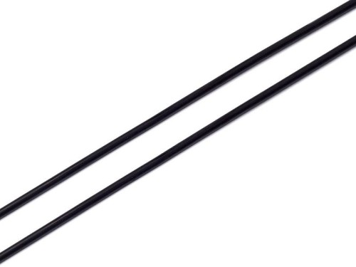 Żyłka silikonowa / czerń / 0,8 mm