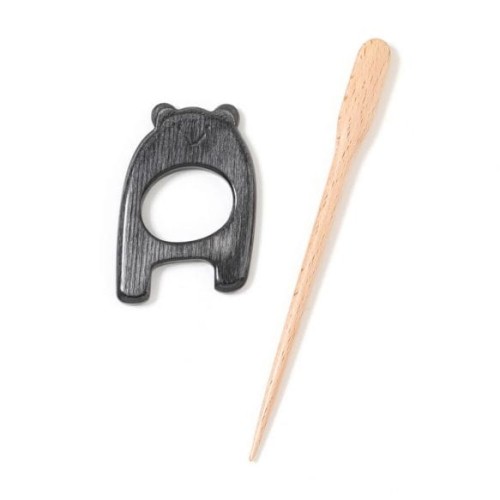 Zapięcie do szala KnitPro Lazy Bear / 20933