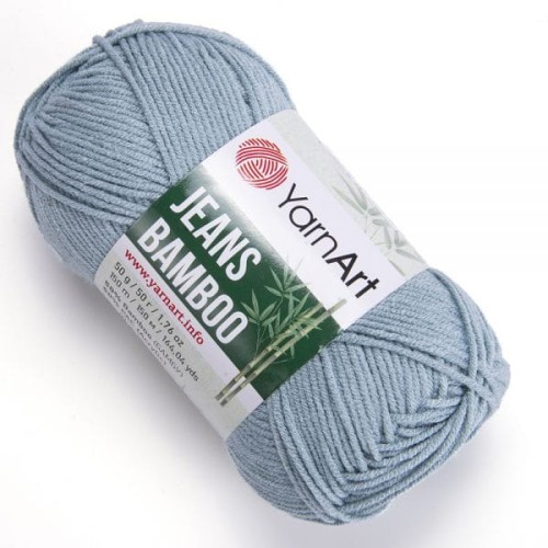 Włóczka YarnArt Jeans Bamboo 120 / jasny szaro - zielony