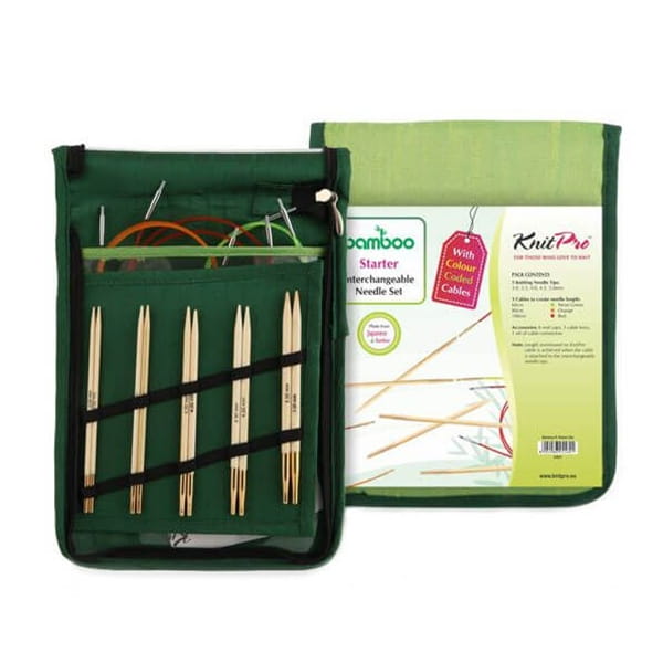 Zestaw drutów KnitPro Bamboo Starter / 22541