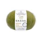 Włóczka Gazzal Super Kid Mohair 64422 / zieleń