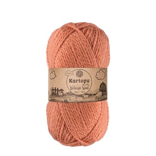 Włóczka Kartopu Melange Wool K0784 / malwa