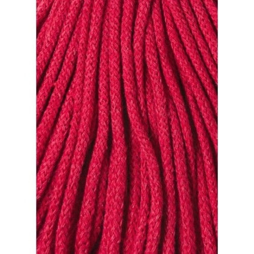 Sznurek pleciony bawełniany Bobbiny Junior / Czerwony / Classic Red / 3mm / 100m