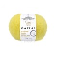 Włóczka Gazzal Super Kid Mohair 64431 / intensywny żółty