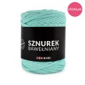 PREMIUM sznurek bawełniany by KOKONKI 5mm / rolka 100m / mięta