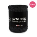 PREMIUM sznurek bawełniany by KOKONKI 5mm / rolka 100m / grafit