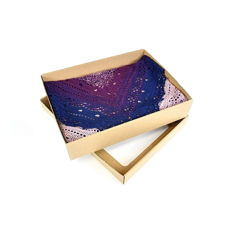 Pudełko na chustę z okienkiem 31x23x6 PREMIUM / wersja 2