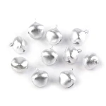 Dzwoneczek / srebrny / 13x16 mm / 10 szt / 740401 