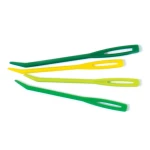 Igły do wełny KnitPro 10900 / plastik / mix zieleń / 4 szt.