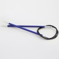 Druty z żyłką KnitPro Zing - metalowe