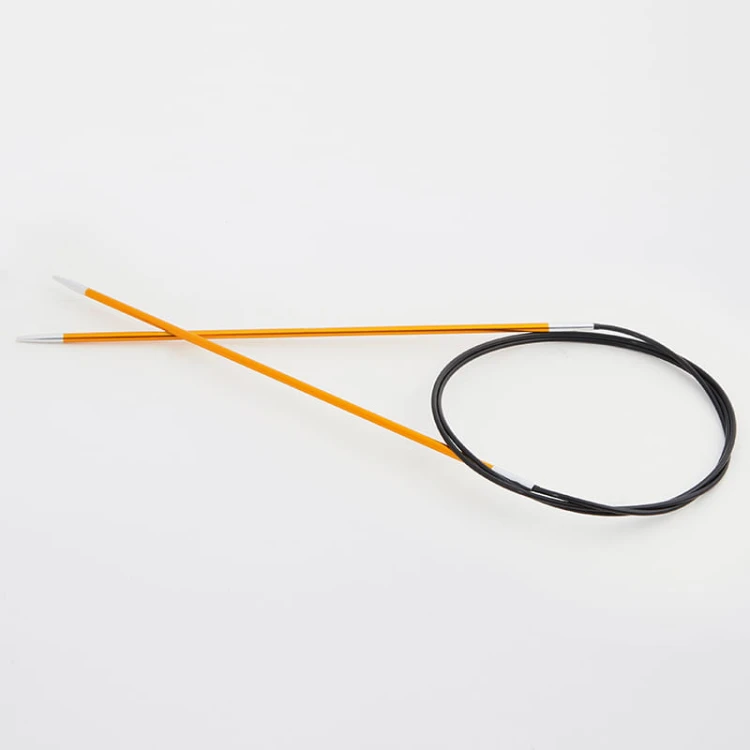 Druty z żyłką KnitPro Zing - metalowe