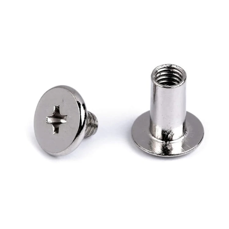 Nit kaletniczy skręcany / nikiel / 10 mm