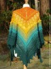 autor Agnieszka Kloc, wzór Marge Shawl, Kokonek CLassic A156, 1500m i 400m ostatniego koloru, szydełko 3mm